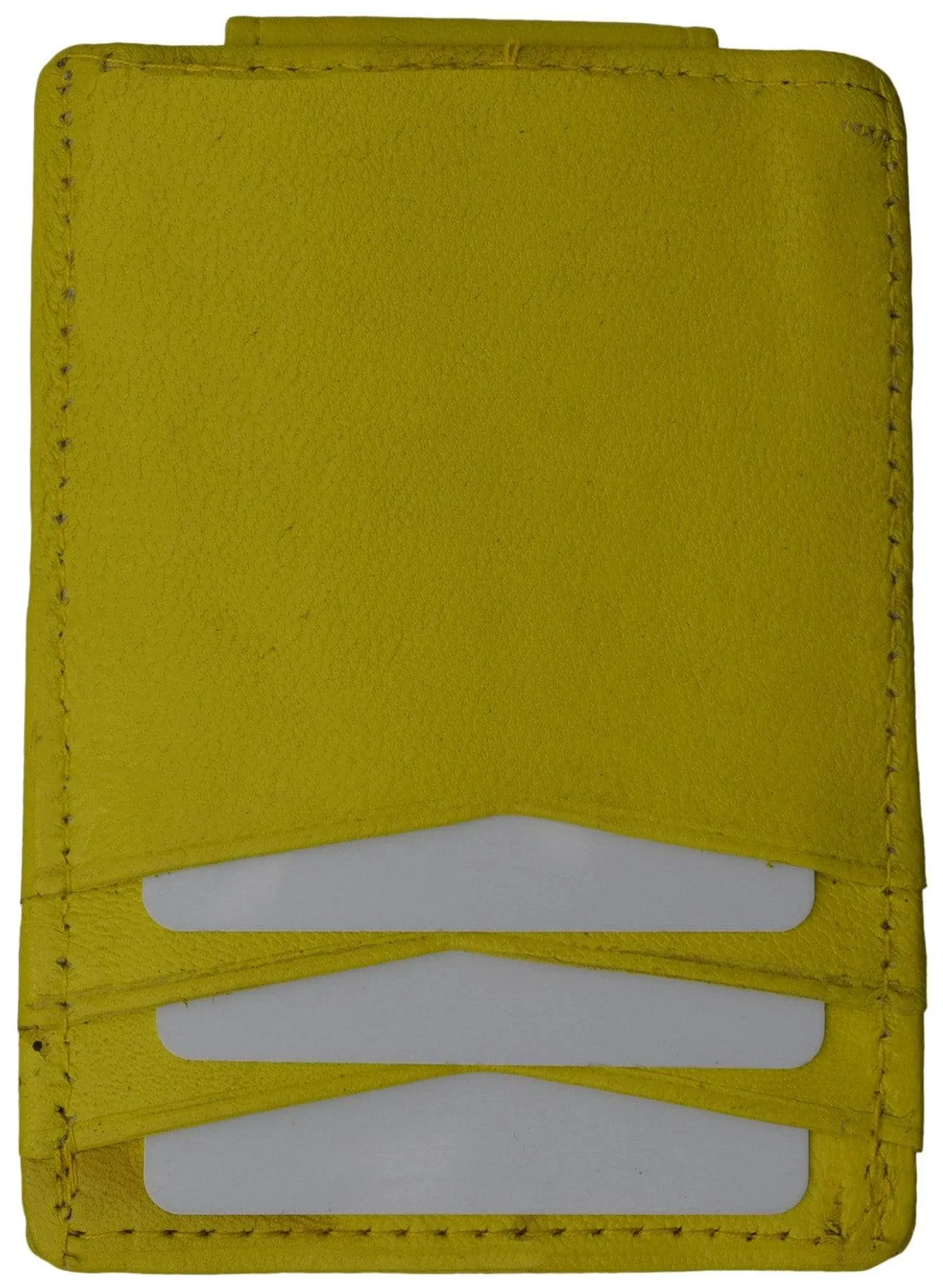 Mens Genuine Leather Money Clip Credit Card Holder Wallet Multiple Colors 1010R (C)