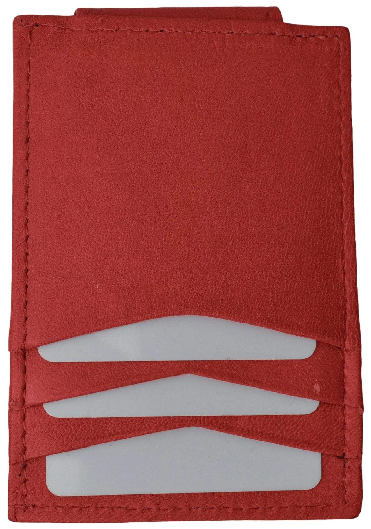 Mens Genuine Leather Money Clip Credit Card Holder Wallet Multiple Colors 1010R (C)