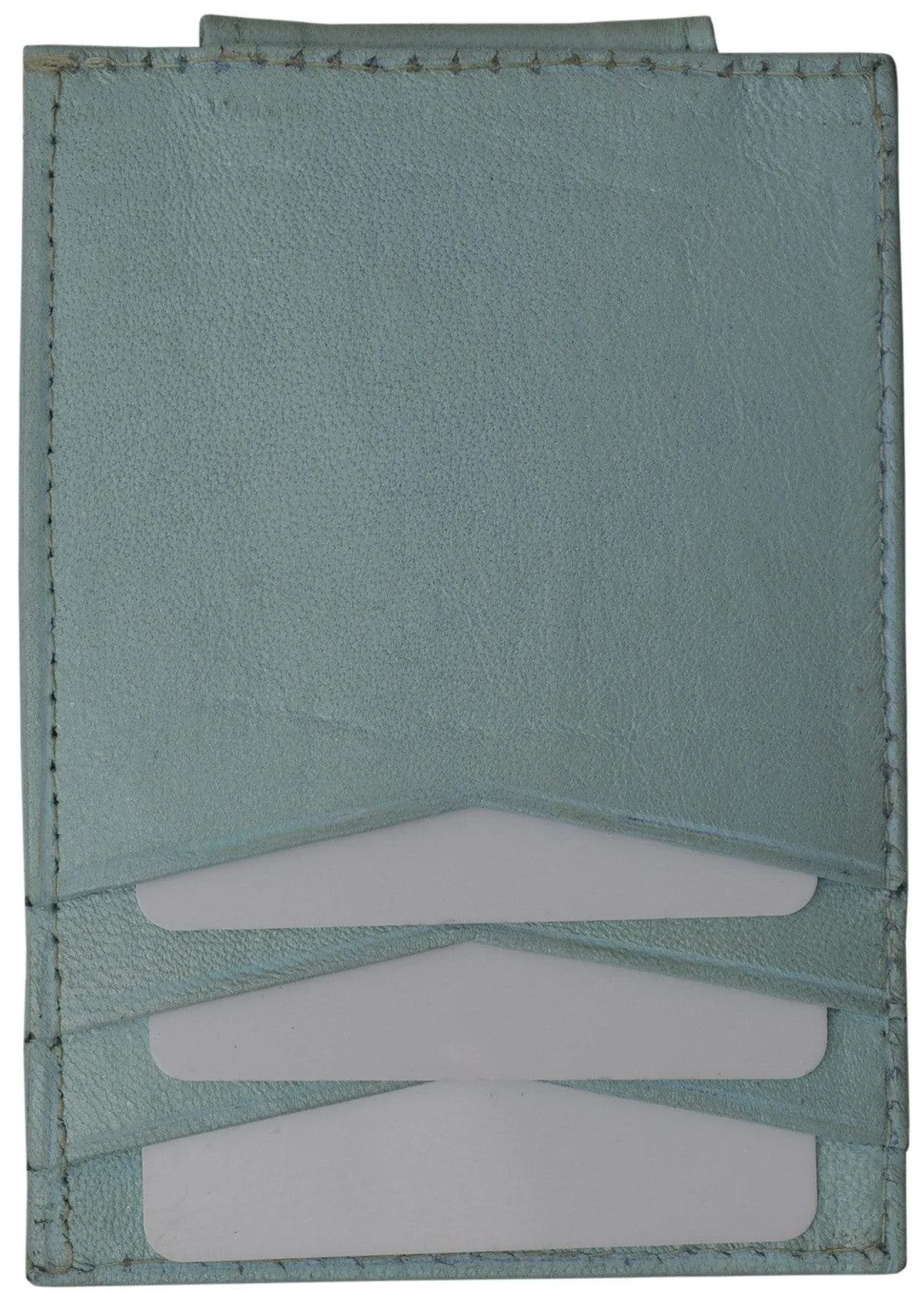 Mens Genuine Leather Money Clip Credit Card Holder Wallet Multiple Colors 1010R (C)