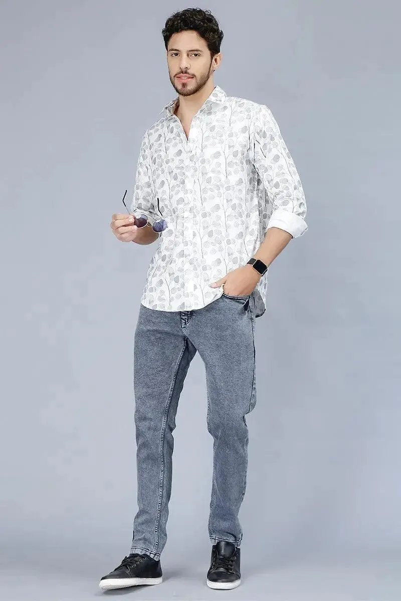 Men's Stylish Printed Casual Shirt