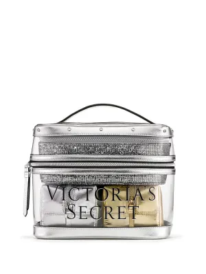 Metallic Sparkle 4-in-1 Beauty Bag Set