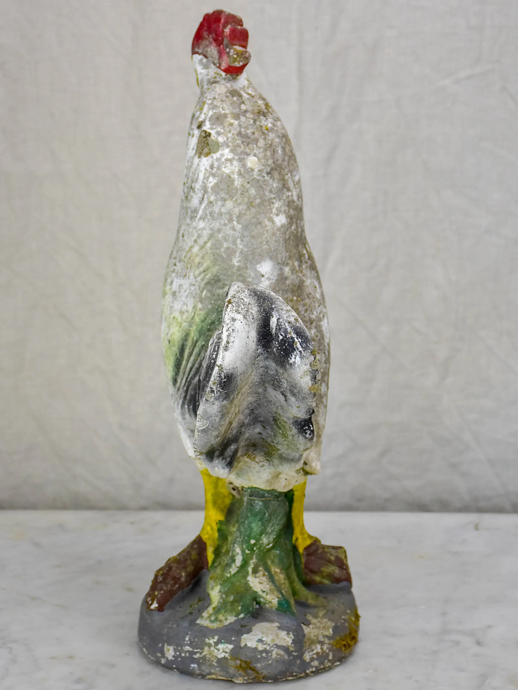 Mid-Century French cement rooster