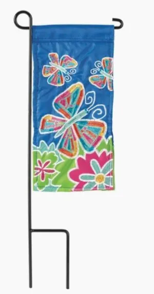 Mini Butterfly Garden Flag