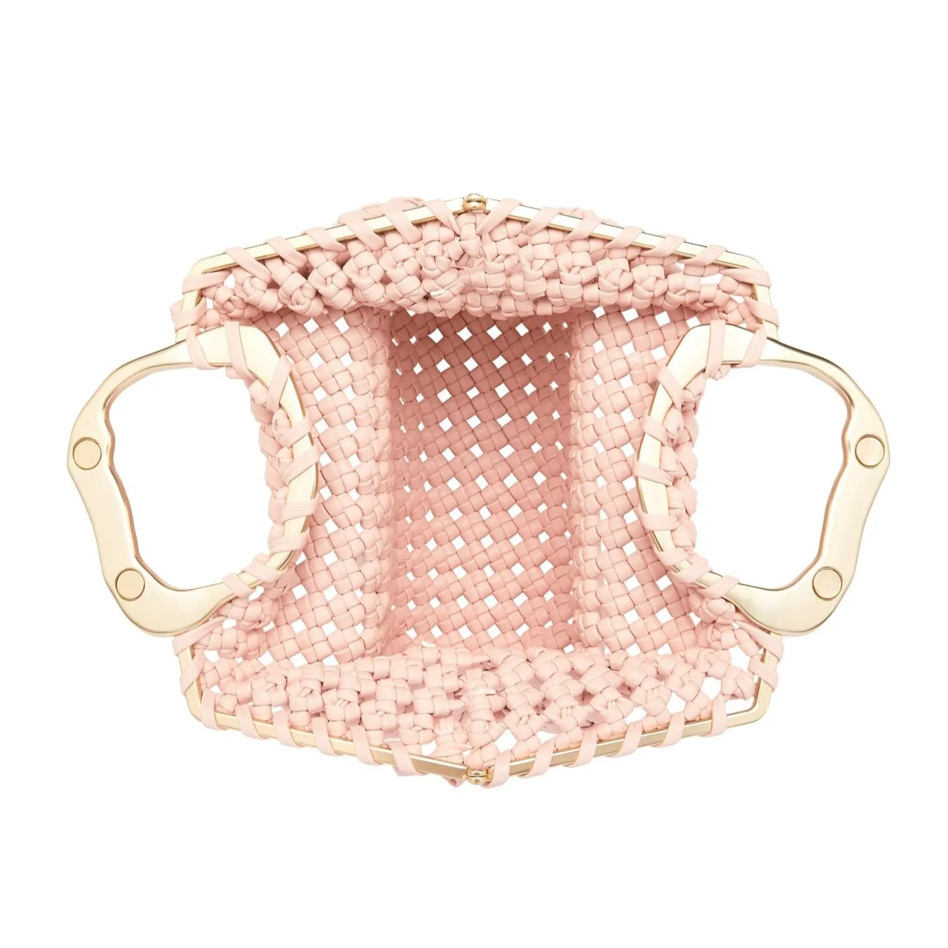 Mini Weave Clutch | Blush