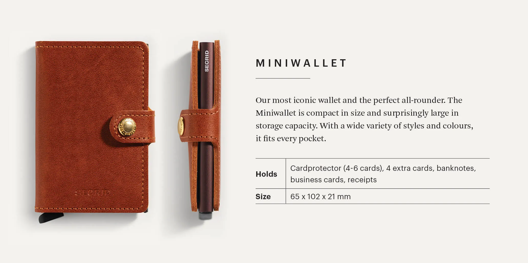Miniwallet | Crisple Leather | by Secrid Wallets
