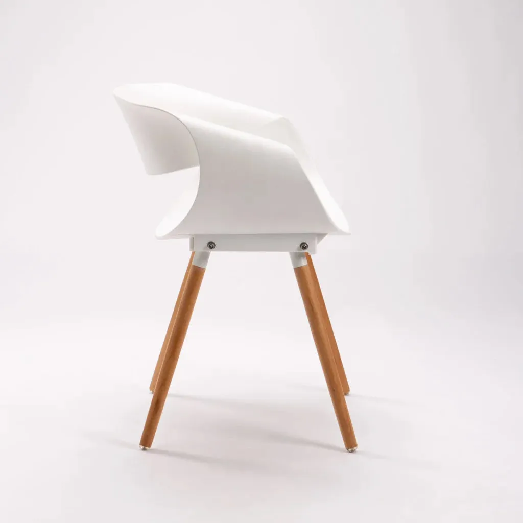 MIRA WOODEN LEG ARMCHAIR