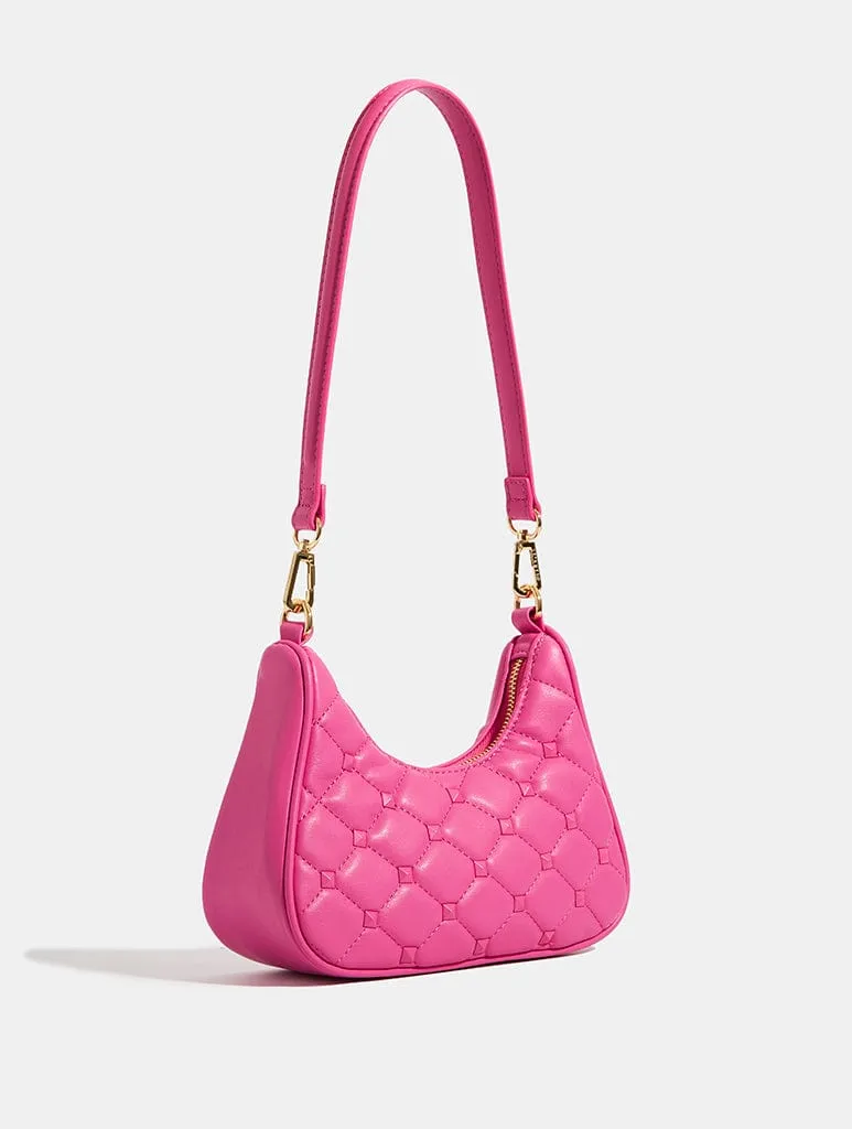 Miya Pink Studded Cross Body Bag