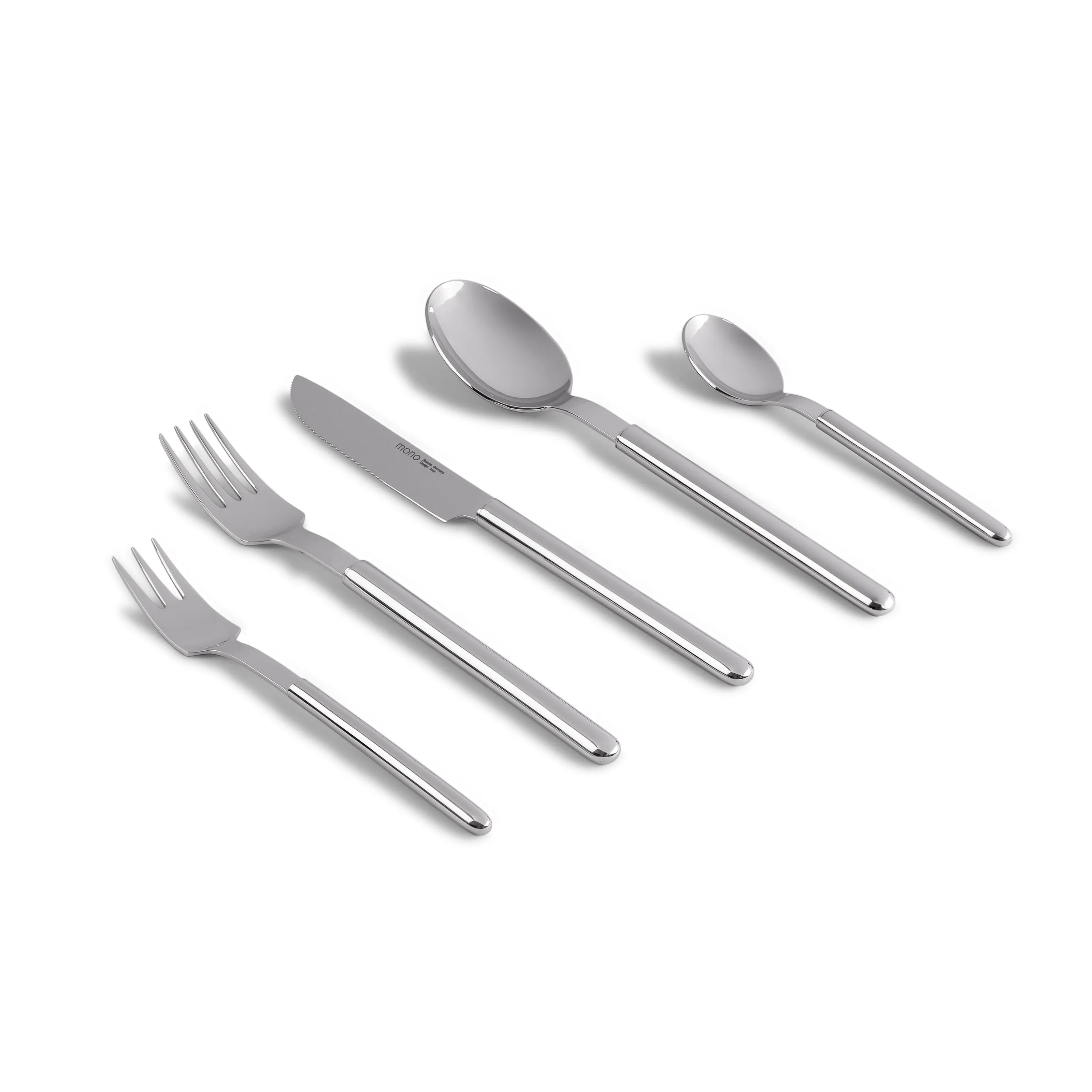 Mono Oval - Stainless Steel Flatware Set in Gift Box, 5pc