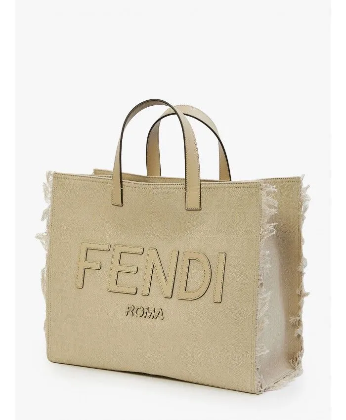 MOTIF FRINGED LARGE TOTE BAG