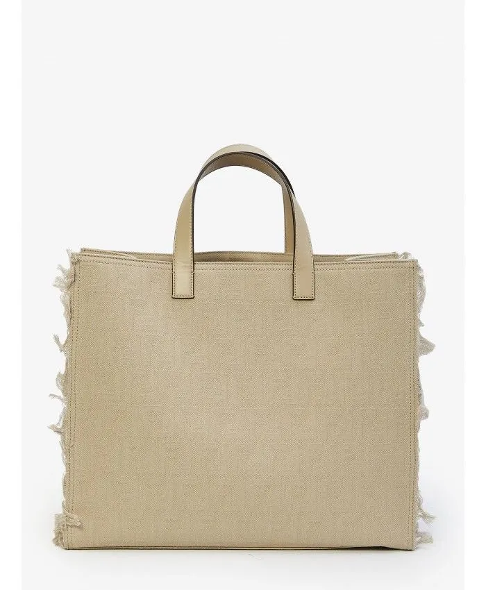 MOTIF FRINGED LARGE TOTE BAG