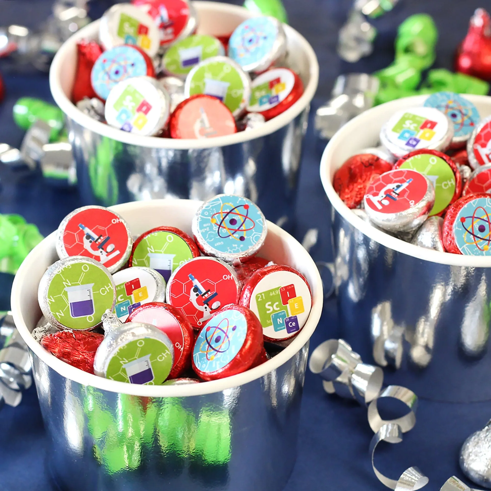 Motivational Teacher Reward Stickers for Students: Chemistry Science Theme (1,080 Stickers)