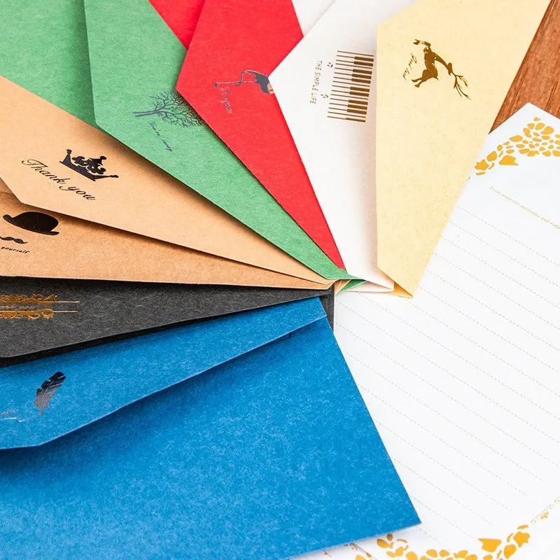 Multi Colored Paper Style Envelope