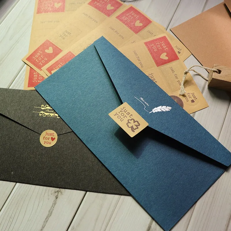 Multi Colored Paper Style Envelope