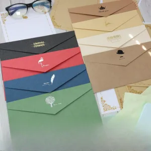 Multi Colored Paper Style Envelope