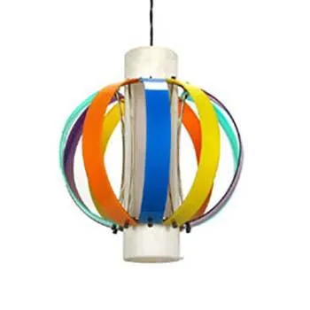 Multi Colored Straps Hanging Pendant