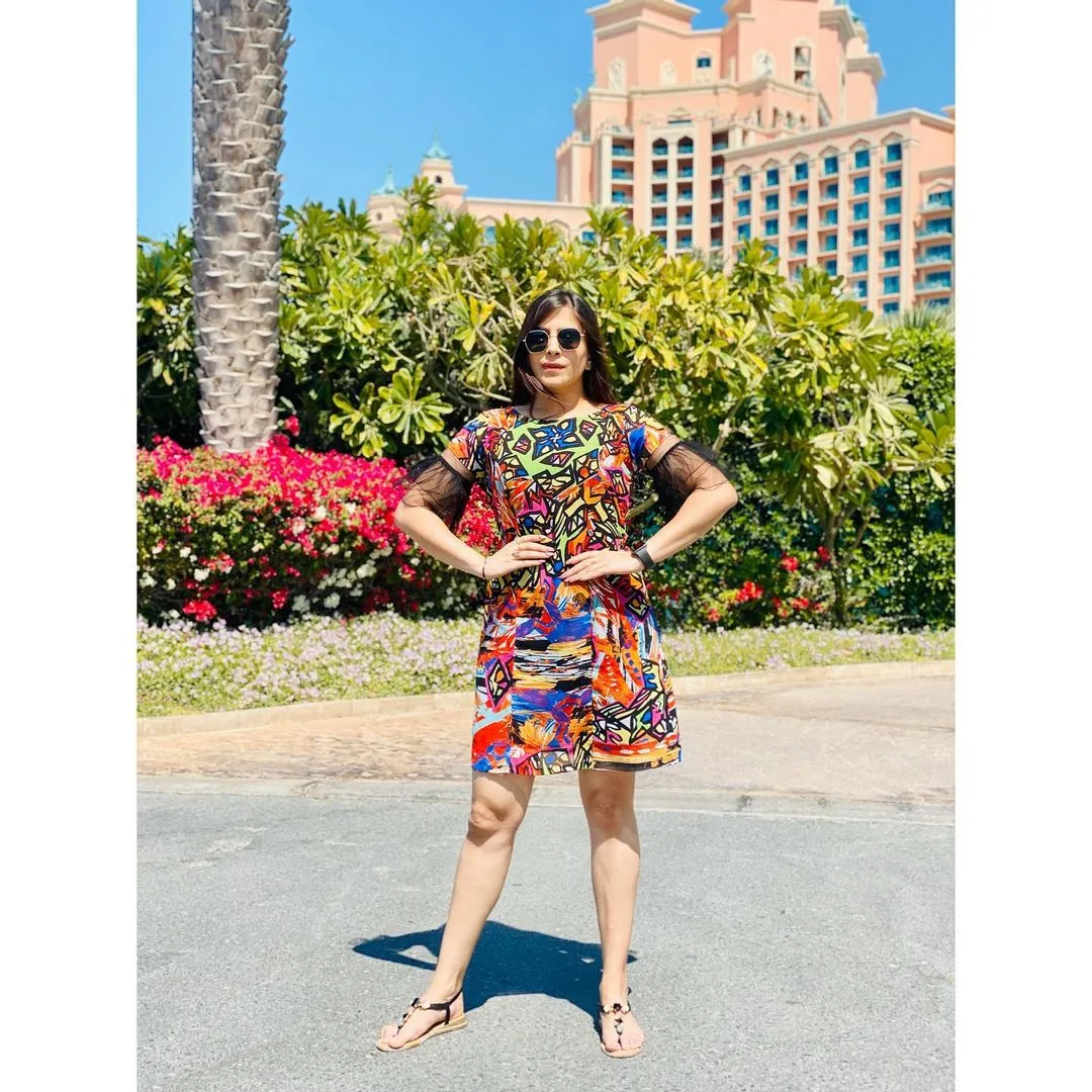 Multicolored Stylish Dress