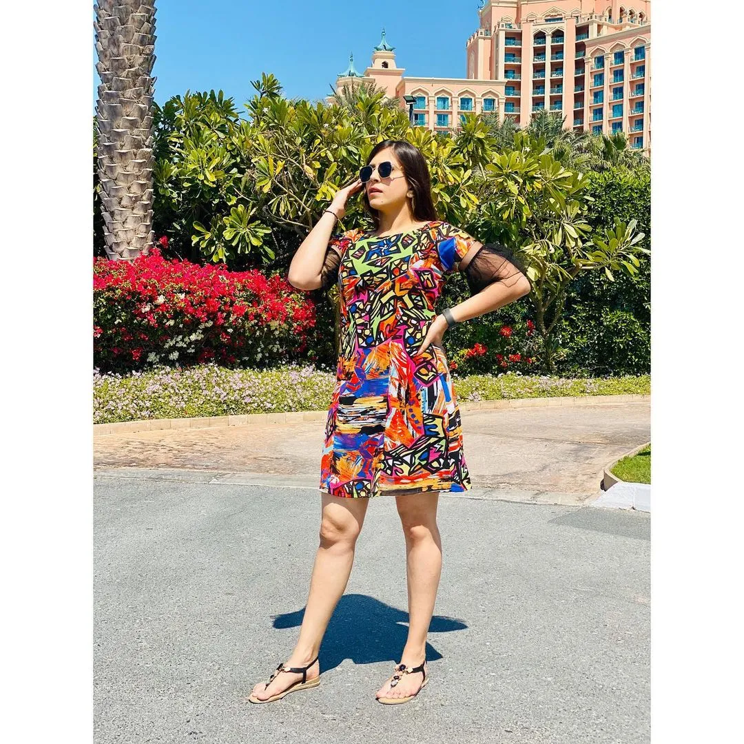 Multicolored Stylish Dress