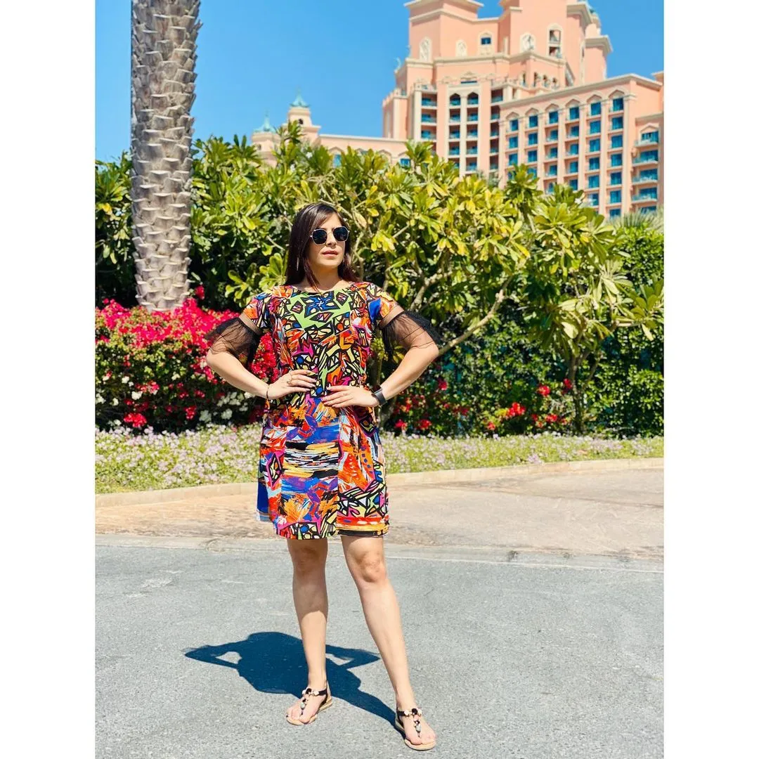 Multicolored Stylish Dress