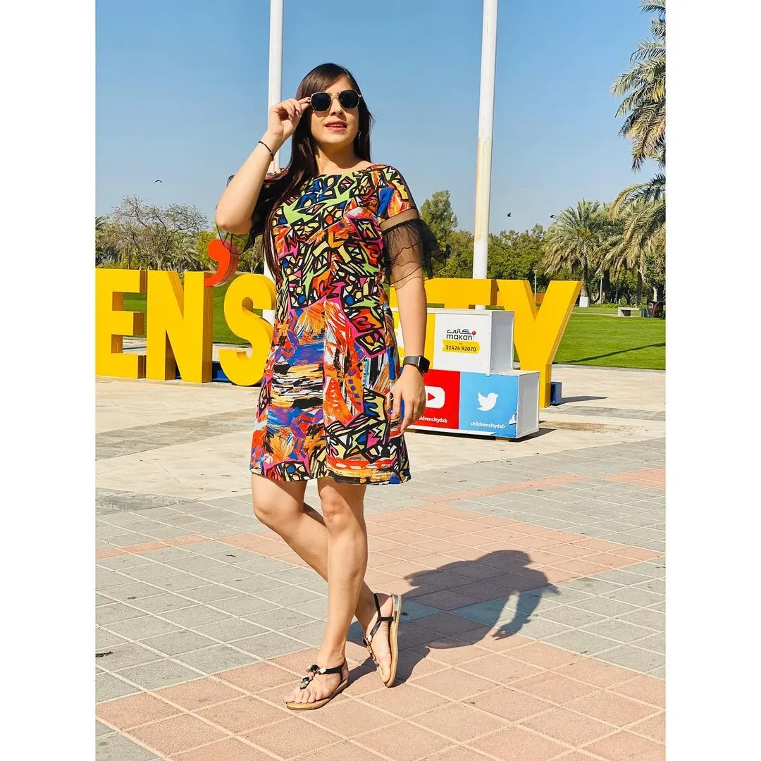 Multicolored Stylish Dress