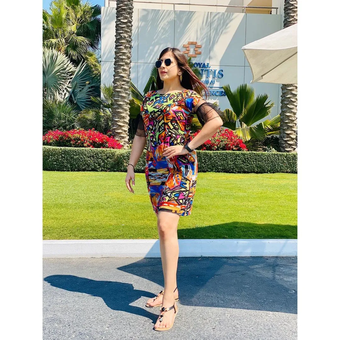 Multicolored Stylish Dress