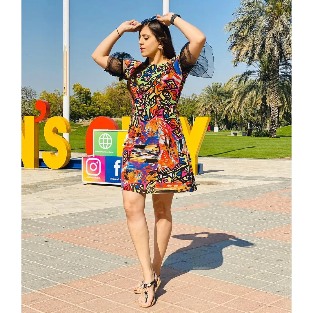 Multicolored Stylish Dress