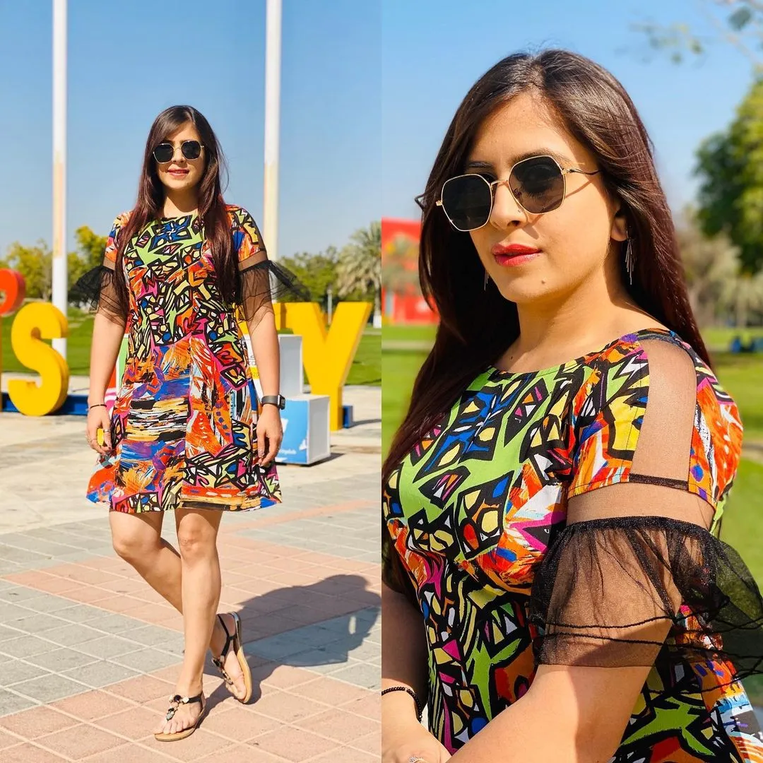 Multicolored Stylish Dress