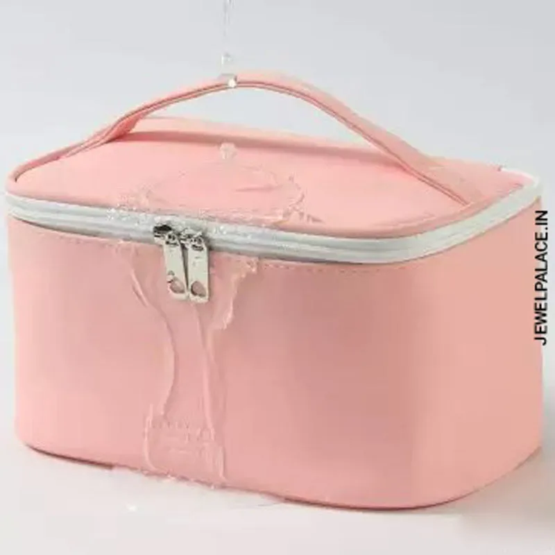 Multipurpose PU Leather Waterproof Zipper Cosmetic Storage JH3671