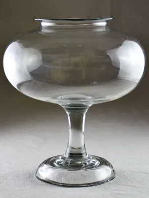 Nineteenth century French blown glass sangsue 11½"