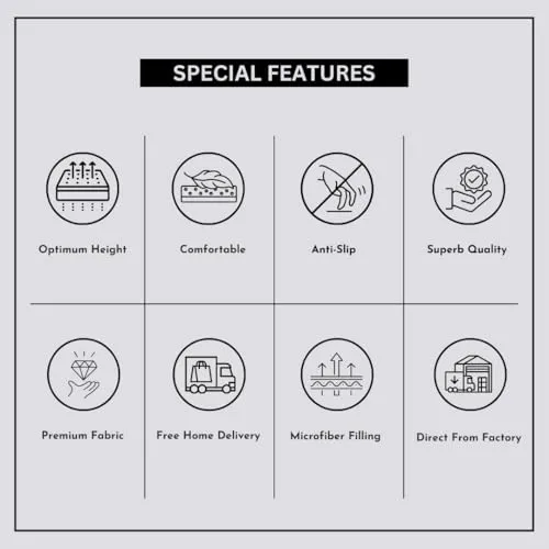 Nityam Interio Topper Fibre 1000 GSM 72"x72"-King