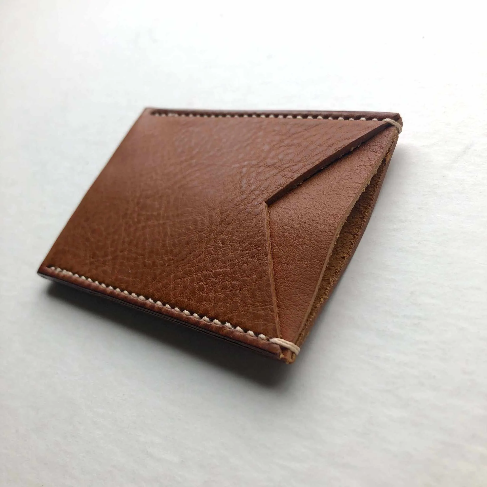 Nomad Leather Card Wallet Sleeve in Black or Tan