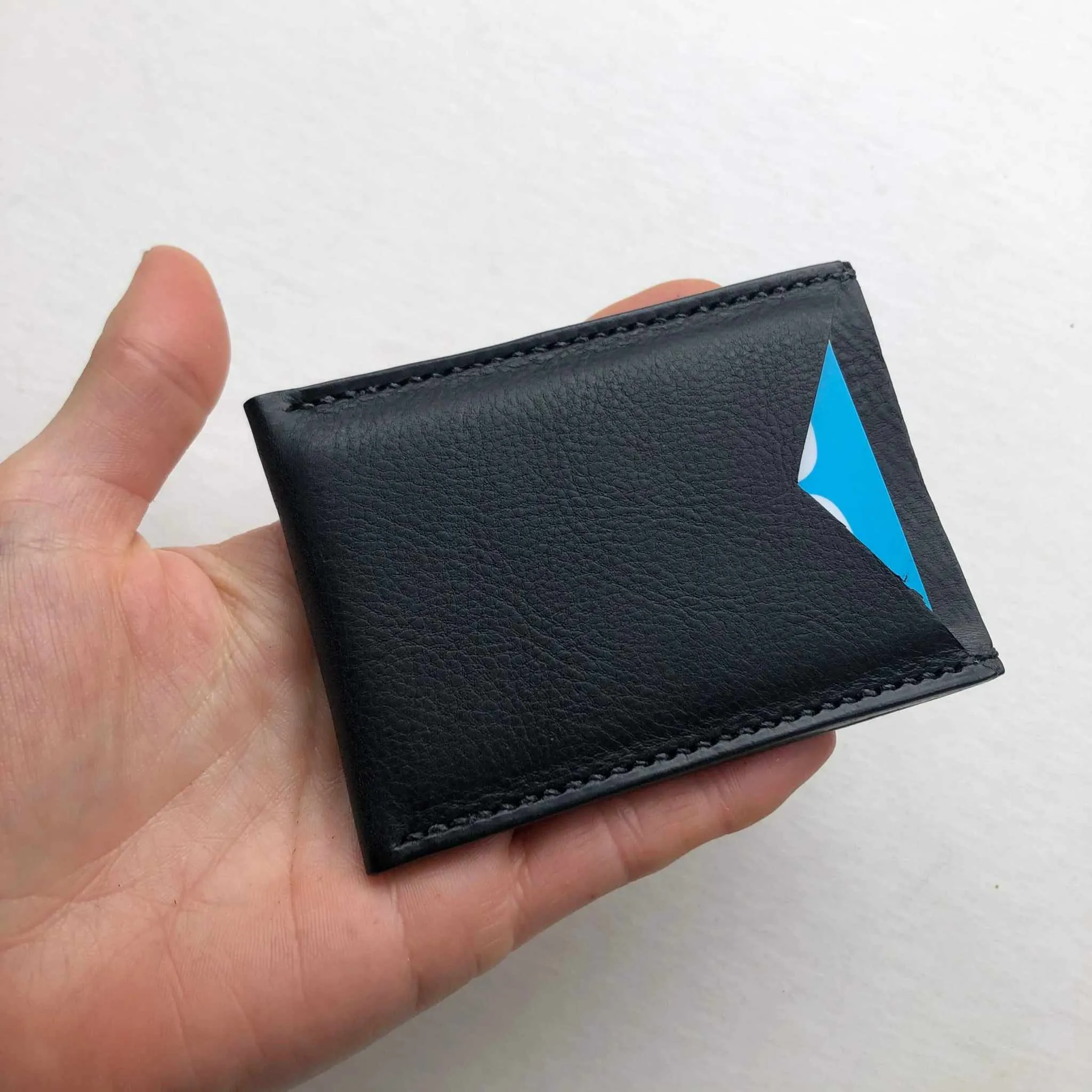 Nomad Leather Card Wallet Sleeve in Black or Tan