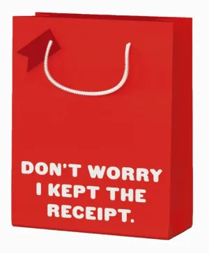 Ohh Deer: Don't Worry I Kept the Receipt Gift Bag