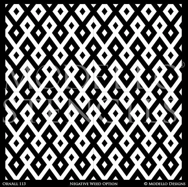 OrnAll113 Custom Vinyl Stencil