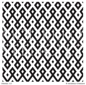 OrnAll113 Custom Vinyl Stencil