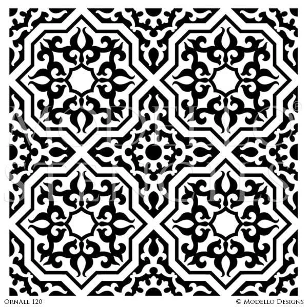 OrnAll120 Custom Vinyl Stencil