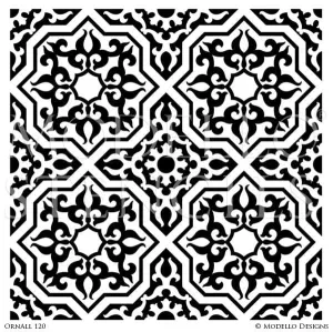 OrnAll120 Custom Vinyl Stencil