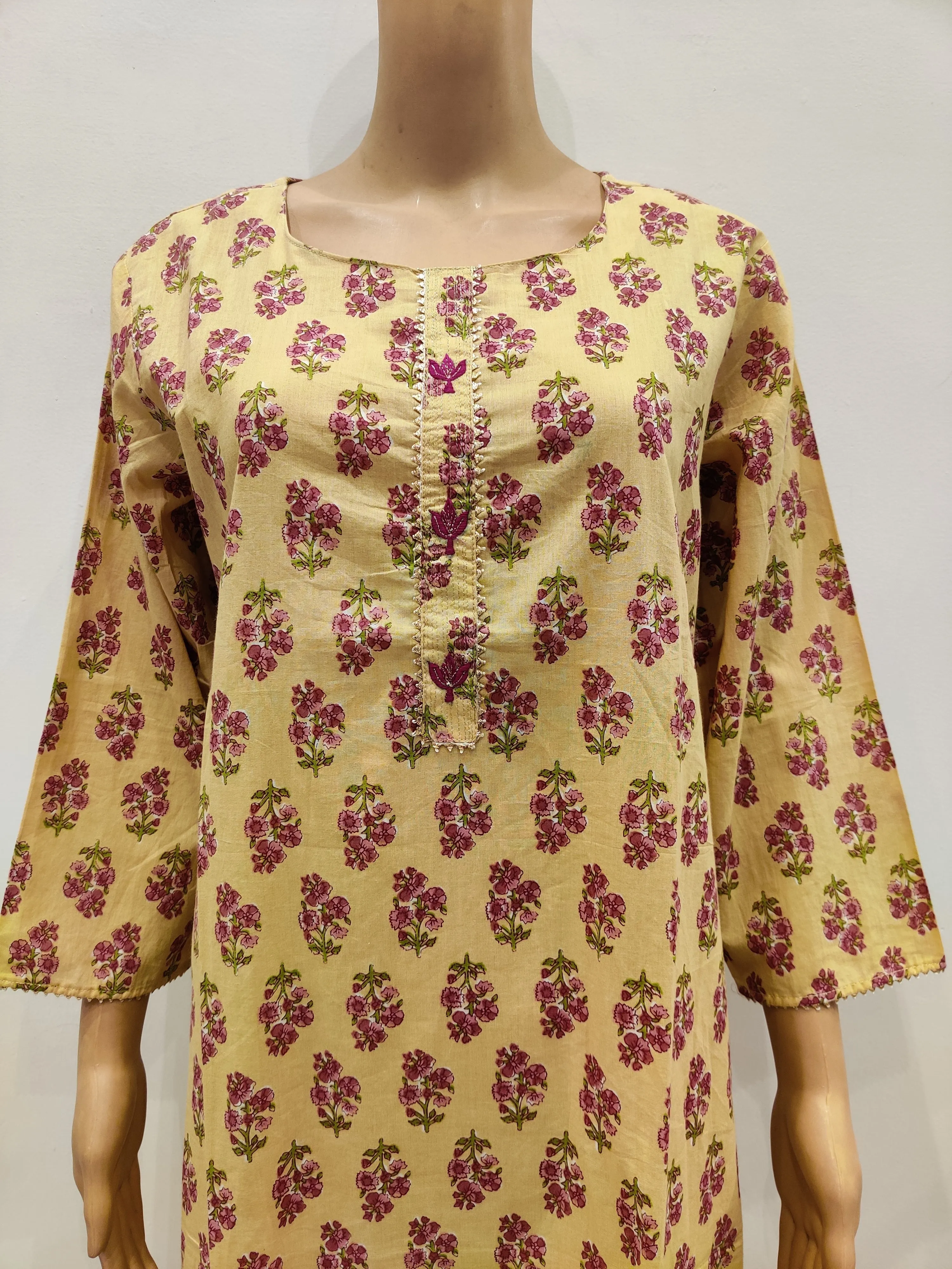 Ornamental Cherry Kurti