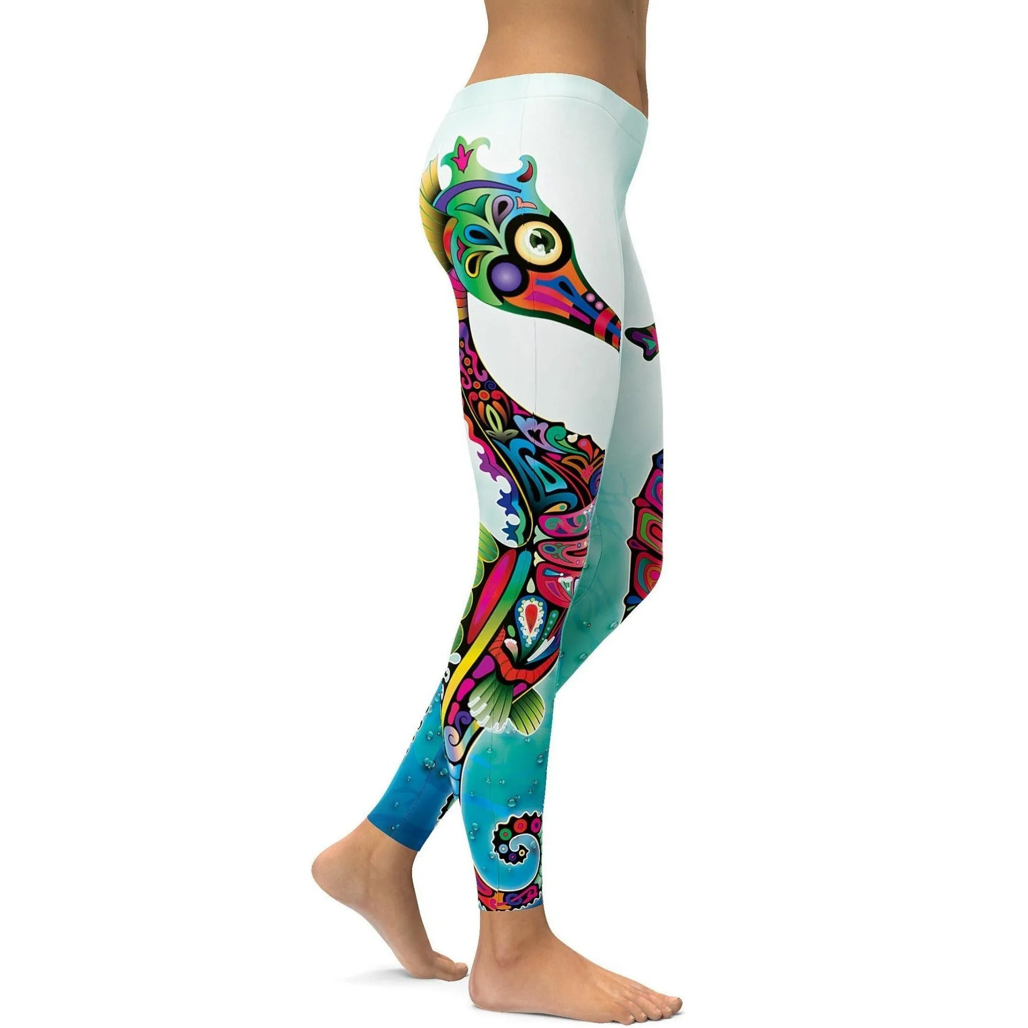 Ornamental Seahorse Leggings