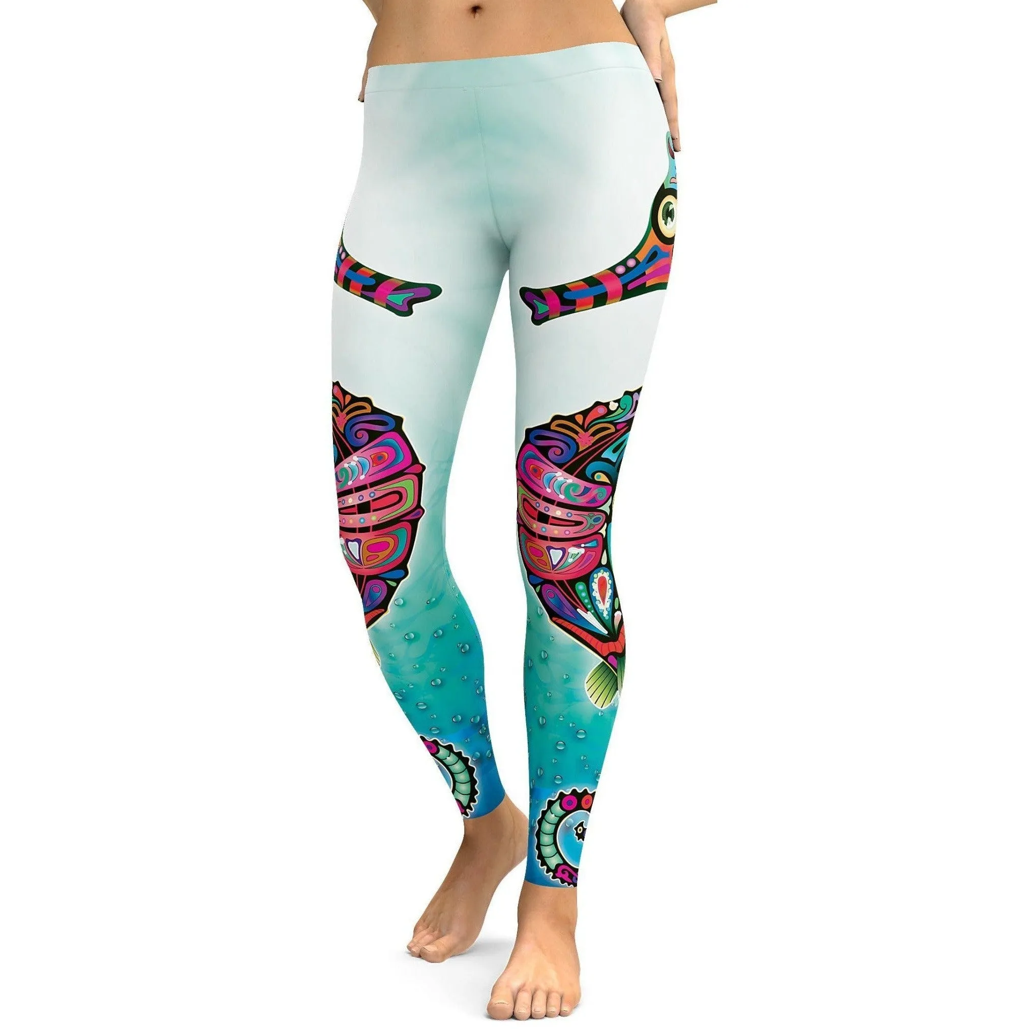 Ornamental Seahorse Leggings