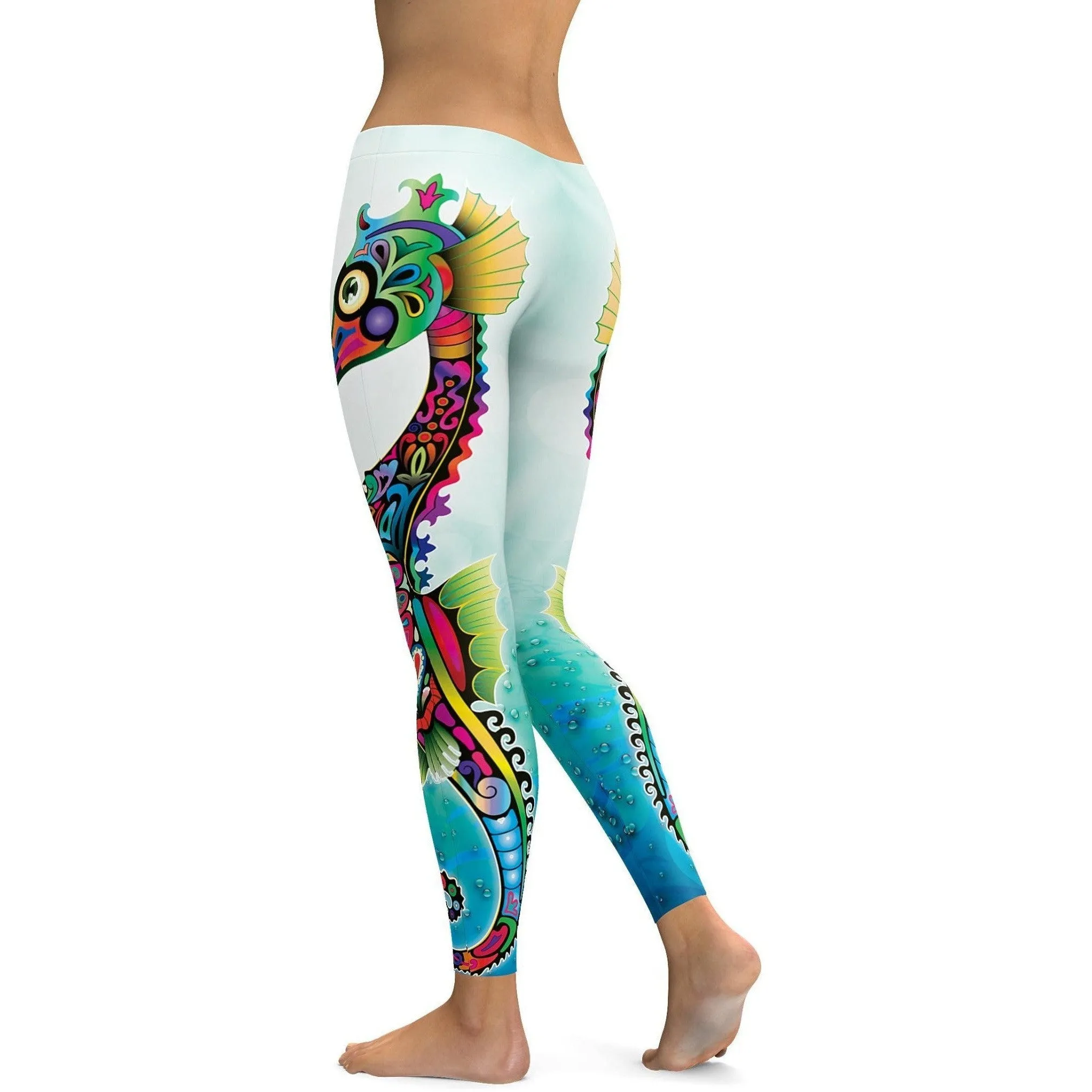 Ornamental Seahorse Leggings