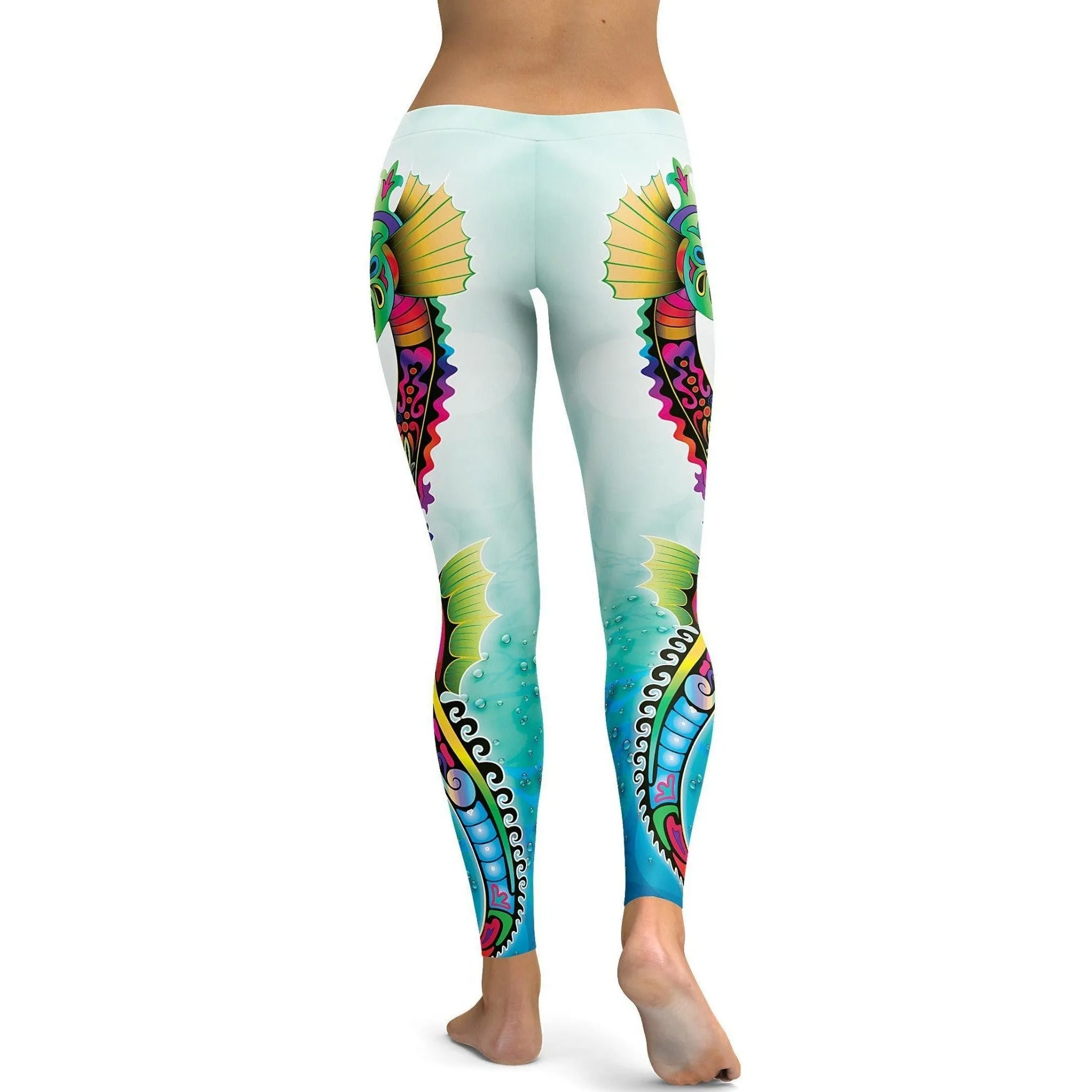 Ornamental Seahorse Leggings