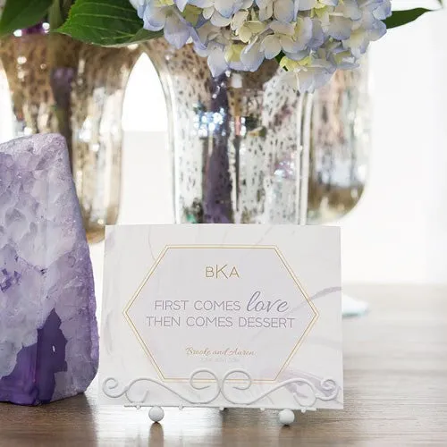 Ornamental Wire Stationery Place Card Holder (Pack of 6)