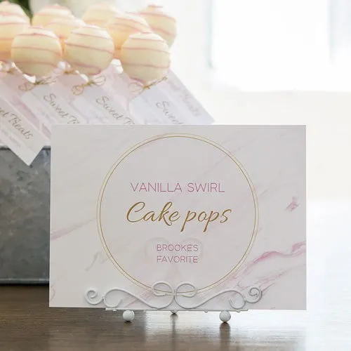 Ornamental Wire Stationery Place Card Holder (Pack of 6)