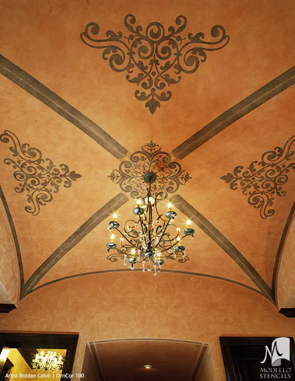 OrnCor100 Custom Corner Stencil