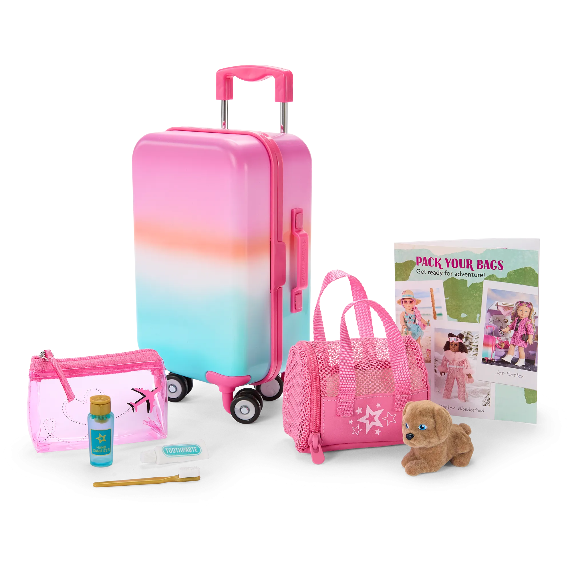 Packed with Fun Luggage Set for 18-inch Dolls