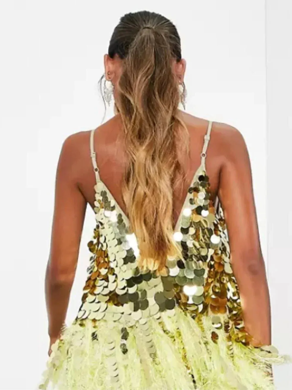 Paillette Sequin Stylish Mini Dress
