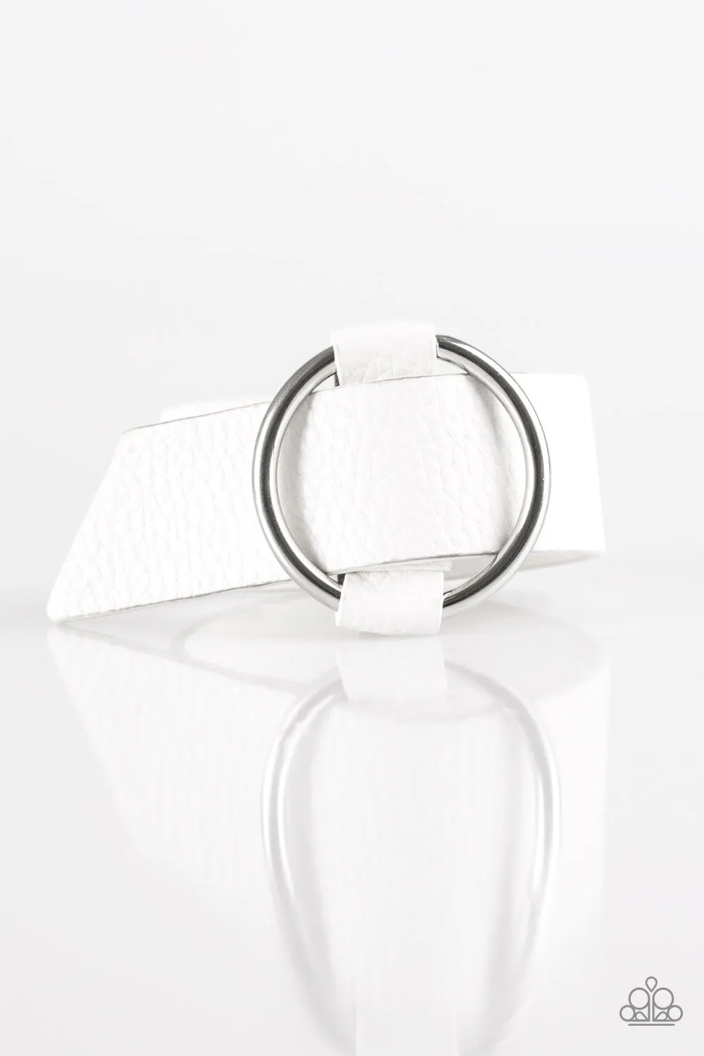 Paparazzi Bracelet ~ Simply Stylish - White