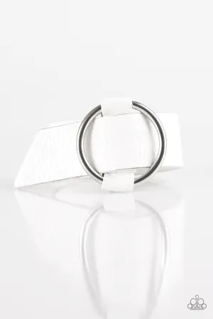 Paparazzi Bracelet ~ Simply Stylish - White