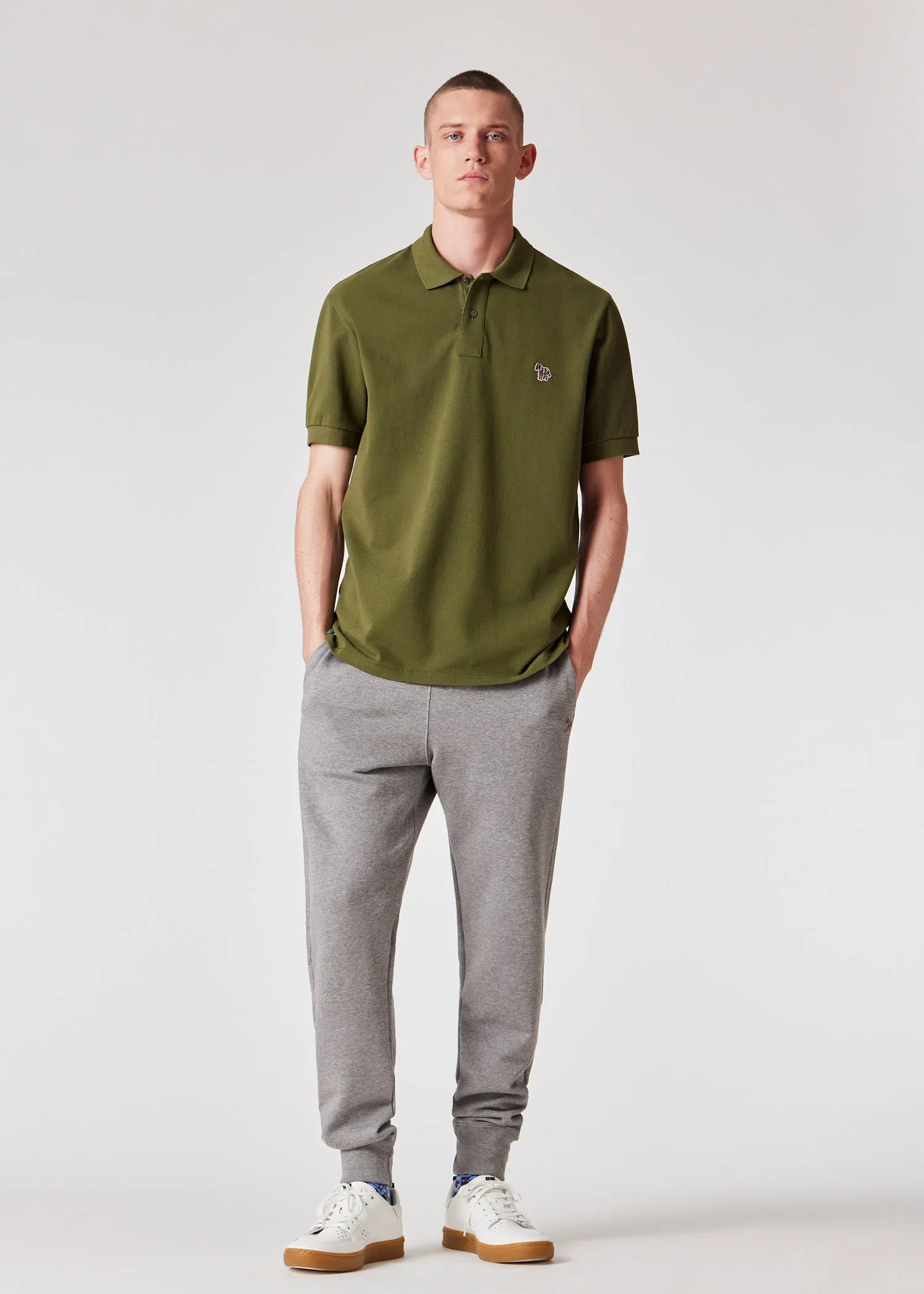 Paul Smith Organic Cotton Zebra Polo - Green