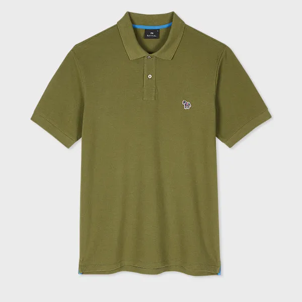 Paul Smith Organic Cotton Zebra Polo - Green